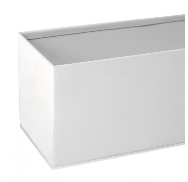 Linear Table Vase, Matte White Set of 2 by Gold Leaf Design Group | Vases | Modishstore-3