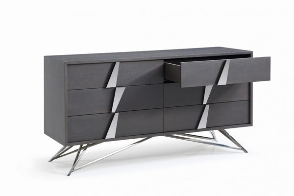 Vig Furniture Modrest Nicola Modern Grey Oak Dresser | Modishstore | Dressers-4