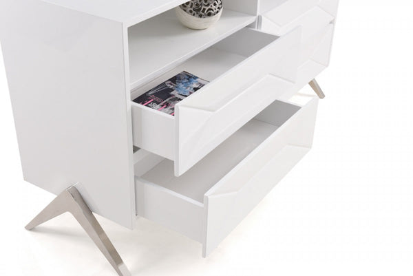 Vig Furniture Modrest Candid Modern White Dresser | Modishstore | Dressers-4