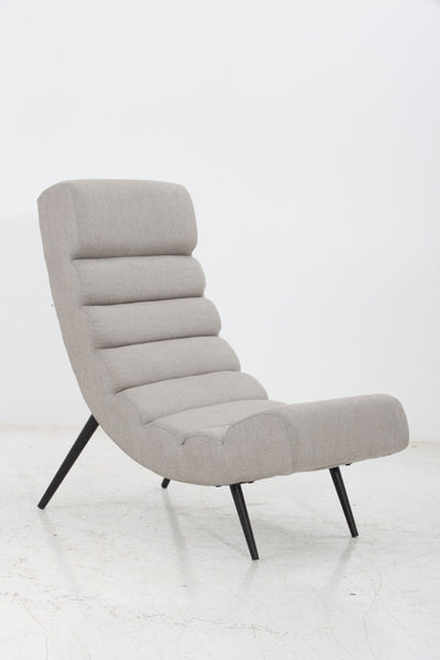 Vig Furniture Modrest Melvin Modern Grey Fabric Accent Chair | Modishstore | Accent Chairs