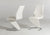 Vigfurniture Penn - Modern White Leatherette Dining Chair (Set of 2) | Modishstore | Dining Chairs