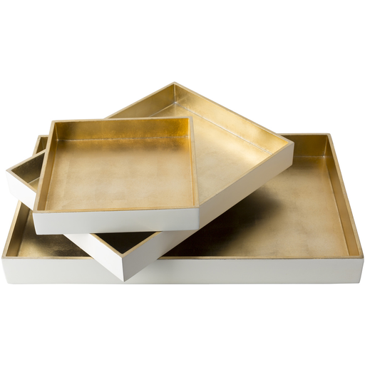 Surya Kalista Tray - Set of 3 | Decorative Trays & Dishes | Modishstore