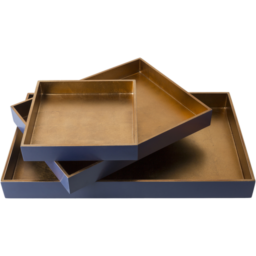 Surya Kalista Tray - Set of 3 | Decorative Trays & Dishes | Modishstore-2