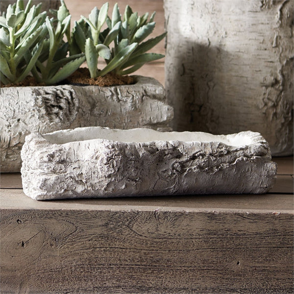 Aspen Log Planter 12.5� - 4 Pcs by Napa Home & Garden
