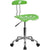 Vibrant Spicy Lime And Chrome Swivel Task Office Chair With Tractor Seat By Flash Furniture | Office Chairs | Modishstore