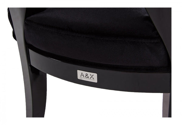 Vig Furniture A&X AK017 Modern Black Arm Chair | Modishstore | Armchairs-6