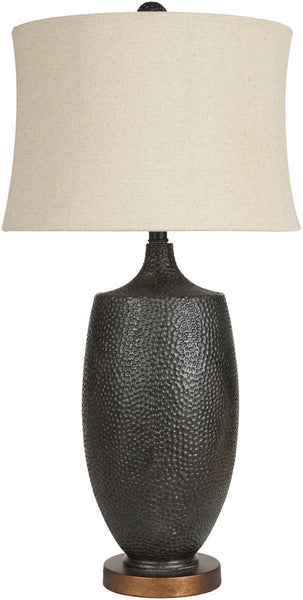 Surya Black & Silver Table Lamp | Table Lamps | Modishstore