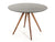Vig Furniture Modrest Tracer - Contemporary Black and Walnut Round Dining Table | Modishstore | Dining Tables-7
