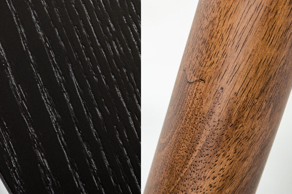 Vig Furniture Modrest Tracer - Contemporary Black and Walnut Round Dining Table | Modishstore | Dining Tables-8