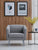 Vig Furniture Divani Casa Preston Contemporary Grey Fabric Lounge Chair | Modishstore | Lounge Chairs-2