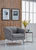 Vig Furniture Divani Casa Preston Contemporary Grey Fabric Lounge Chair | Modishstore | Lounge Chairs
