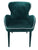 Vig Furniture Modrest Tigard Modern Green Fabric Dining Chair | Modishstore | Dining Chairs