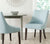 Safavieh Afton Side Chair Silver Nail Heads - Set Of 2 | Dining Chairs | Modishstore