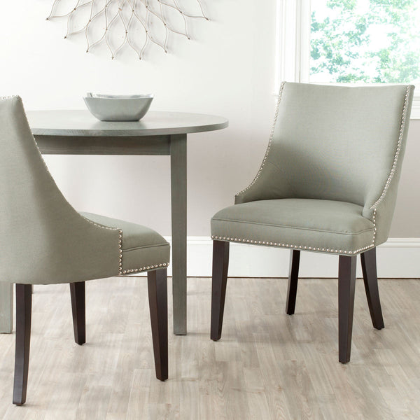 Safavieh Afton Side Chair Silver Nail Heads - Set Of 2 | Dining Chairs | Modishstore - 15