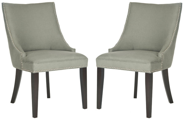 Safavieh Afton Side Chair Silver Nail Heads - Set Of 2 | Dining Chairs | Modishstore - 4