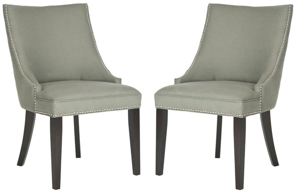 Safavieh Afton Side Chair Silver Nail Heads - Set Of 2 | Dining Chairs | Modishstore - 4