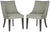 Safavieh Afton Side Chair Silver Nail Heads - Set Of 2 | Dining Chairs | Modishstore - 4