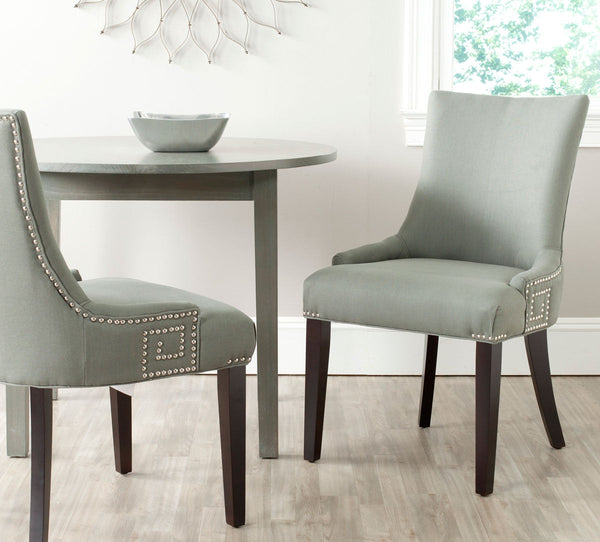 Safavieh Gretchen Side Chair Silver Nail Heads - Set Of 2 | Dining Chairs | Modishstore