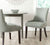 Safavieh Gretchen Side Chair Silver Nail Heads - Set Of 2 | Dining Chairs | Modishstore