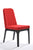 Vig Furniture Modrest Comet Modern Red Fabric Dining Chair (Set of 2) | Modishstore | Dining Chairs