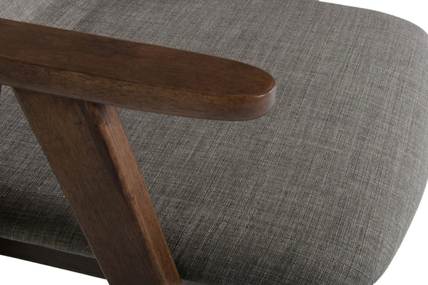 Vig Furniture Maddox - Modern Sesame & Walnut Dining Chair (Set of 2)