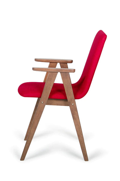 Vig Furniture Maddox - Modern Sesame & Walnut Dining Chair (Set of 2)