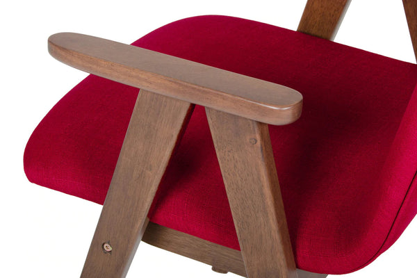 Vig Furniture Maddox - Modern Sesame & Walnut Dining Chair (Set of 2)
