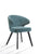 Vig Furniture Modrest Quinn Modern Walnut & Black Dining Chair (Set of 2) | Modishstore | Dining Chairs