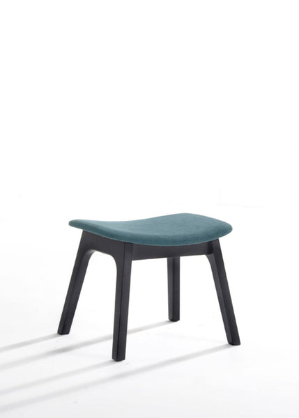 Vig Furniture Modrest Ruben Modern Teal & Black Accent Chair & Ottoman | Modishstore | Ottomans-3