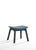 Vig Furniture Modrest Ruben Modern Teal & Black Accent Chair & Ottoman | Modishstore | Ottomans-3