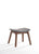 Vig Furniture Modrest Whitney Modern Grey & Walnut Accent Chair & Ottoman | Modishstore | Ottomans-3