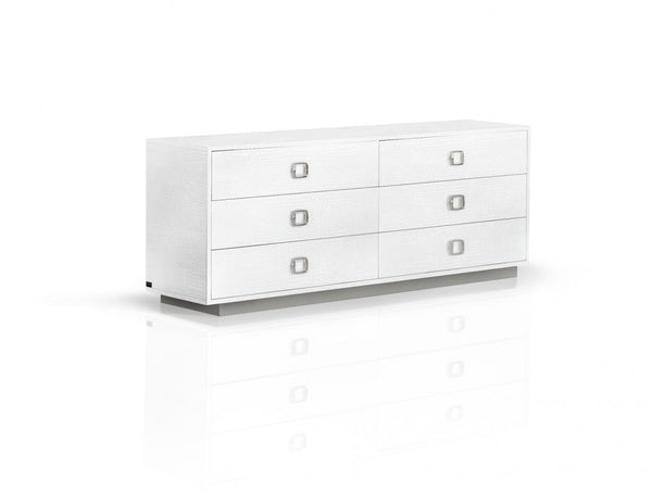 Vig Furniture A&X Victoria Modern Crocodile Dresser | Modishstore | Dressers-3