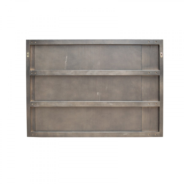 Vig Furniture Modrest Novak Modern Dark Oak & Antique Brass Mirror | Modishstore | Mirrors-4