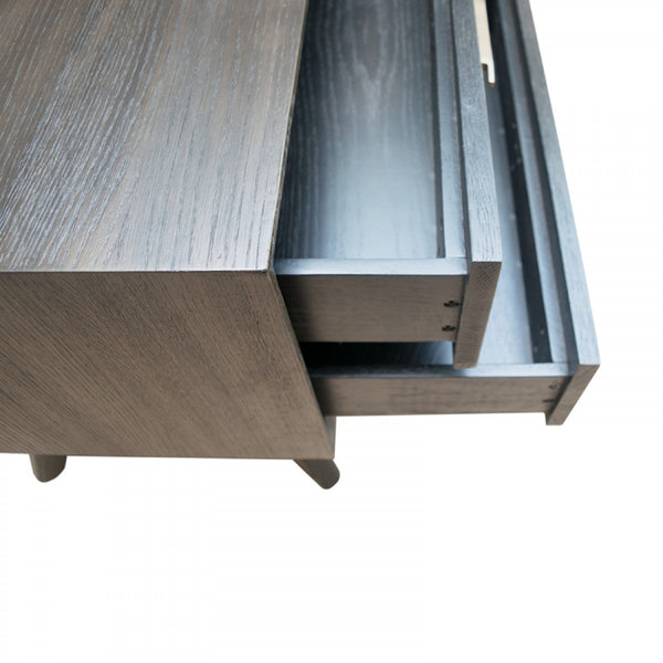 Vig Furniture Modrest Novak Modern Dark Oak Nightstand | Modishstore | Nightstands-6