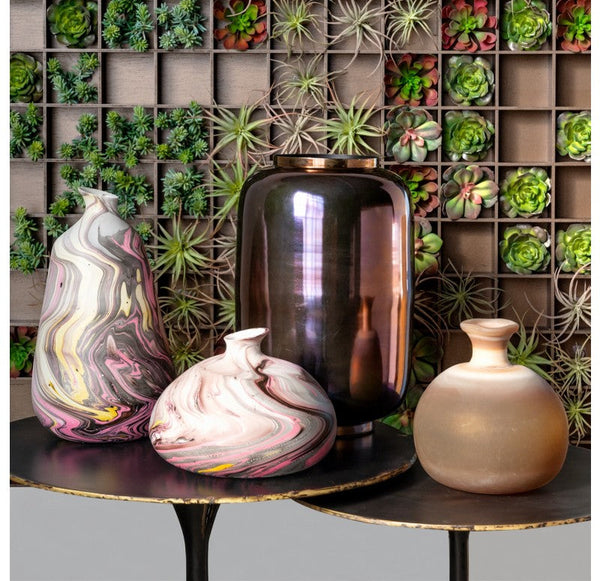 Onyx Vase by Gold Leaf Design Group | Vases | Modishstore-3