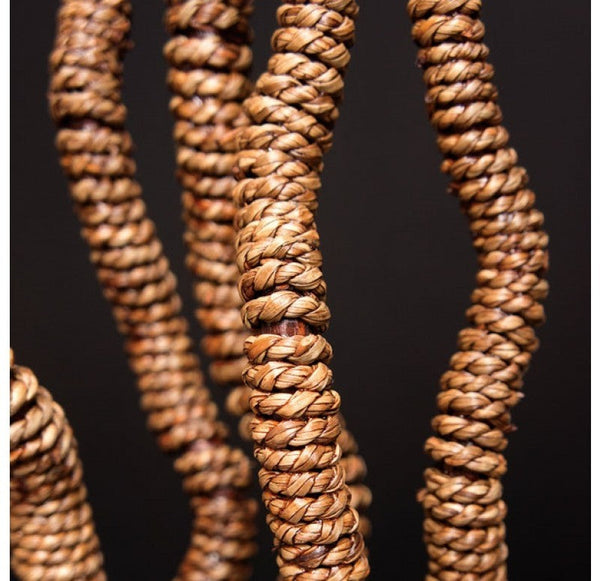 Rope Wrapped Kuwa in Linear Planter by Gold Leaf Design Group | Botanicals | Modishstore-2