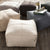 Surya Obsidian Cube Pouf - Solid - OBPF-001 | Poufs | Modishstore