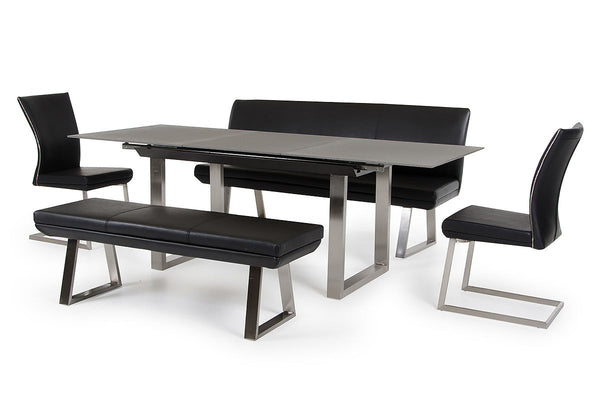 Vig Furniture Modrest Magnus Modern Black Dining Bench | Modishstore | Stools & Benches-5
