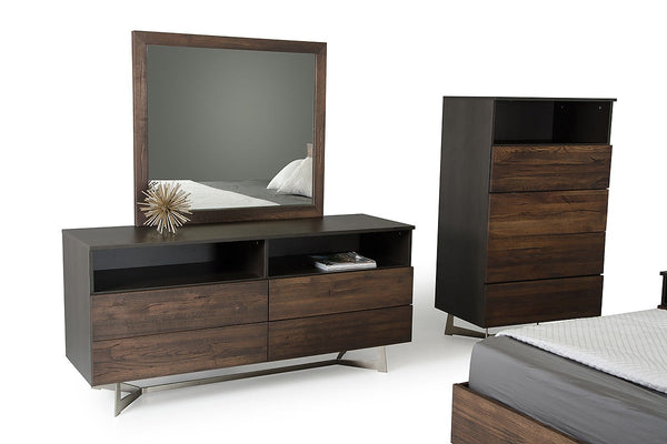 Vig Furniture Modrest Wharton Modern Dark Aged Oak Dresser | Modishstore | Dressers-5