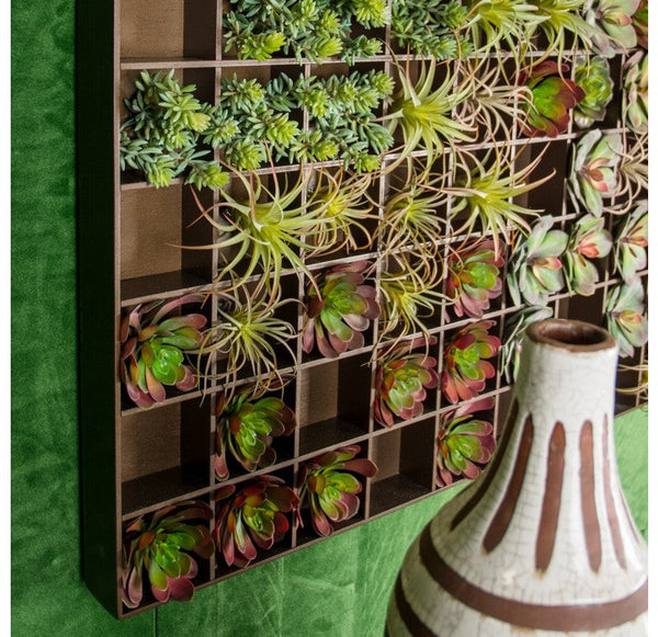Green Wall, Pixelated Succulent by Gold Leaf Design Group | Green Wall | Modishstore-4