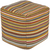 Surya Poufs Cube Pouf - Stripes - POUF-149 | Poufs | Modishstore