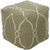 Surya Poufs Cube Pouf - Geometric - POUF-15 | Poufs | Modishstore