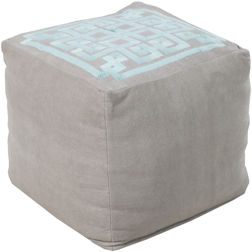 Surya Poufs Cube Pouf - Geometric - POUF-193 | Poufs | Modishstore-2