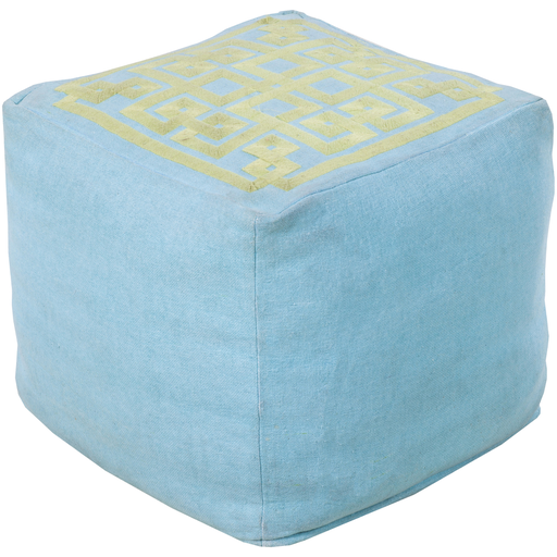 Surya Poufs Cube Pouf - Geometric - POUF-193 | Poufs | Modishstore-3
