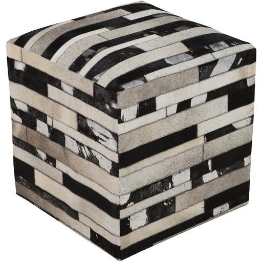 Surya Poufs Cube Pouf - Animal - POUF-240 | Poufs | Modishstore-2