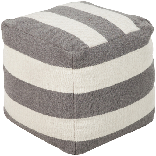 Surya Frontier Pouf  - Striped - POUF-161 | Poufs | Modishstore-2