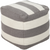 Surya Frontier Pouf  - Striped - POUF-161 | Poufs | Modishstore-2
