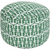 Surya Poufs Cylinder Pouf - Coastal - POUF-303 | Poufs | Modishstore
