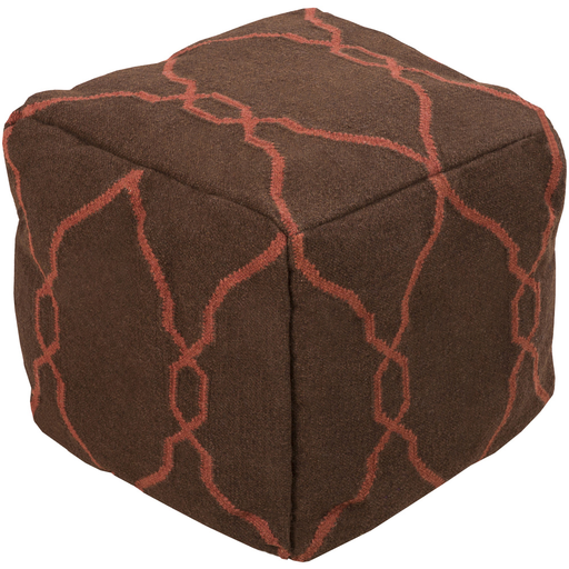 Surya Poufs Cube Pouf - Geometric - POUF-15 | Poufs | Modishstore-7