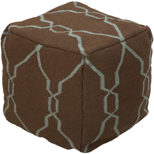 Surya Poufs Cube Pouf - Geometric - POUF-15 | Poufs | Modishstore-8